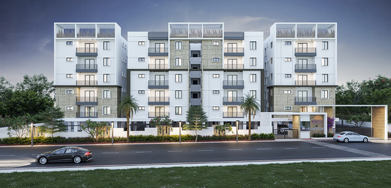  Risinia Skyon 2 and 3BHK Flats in Bachupally for Sale